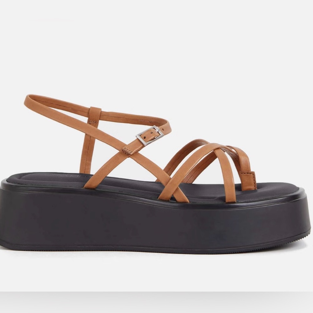 Vagabond Courtney Strappy Leather Flatform Sandals